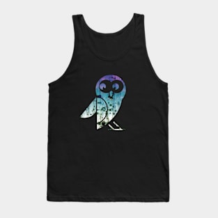 Abstract Owl Tank Top